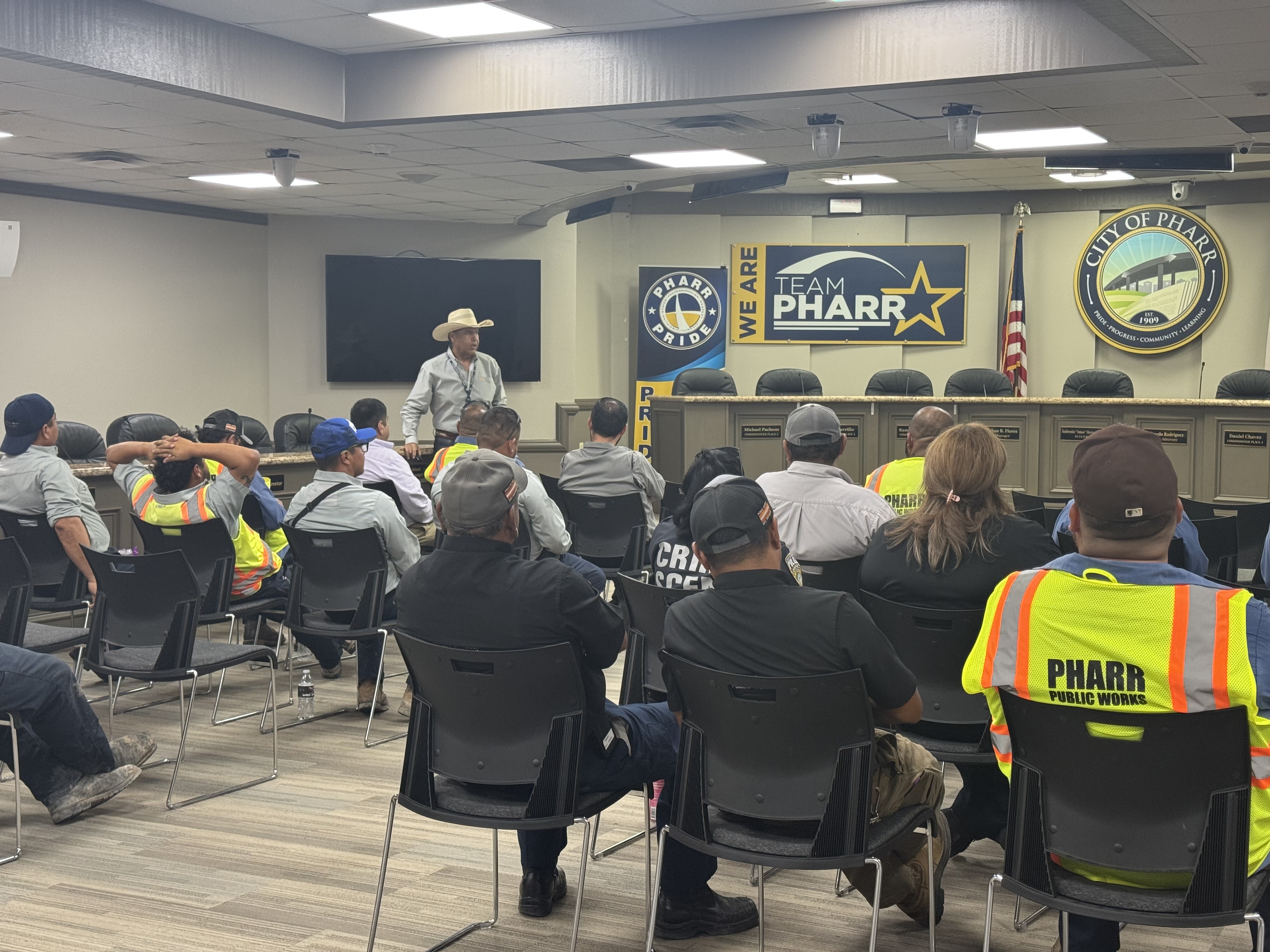 Attending safety training (In Person)