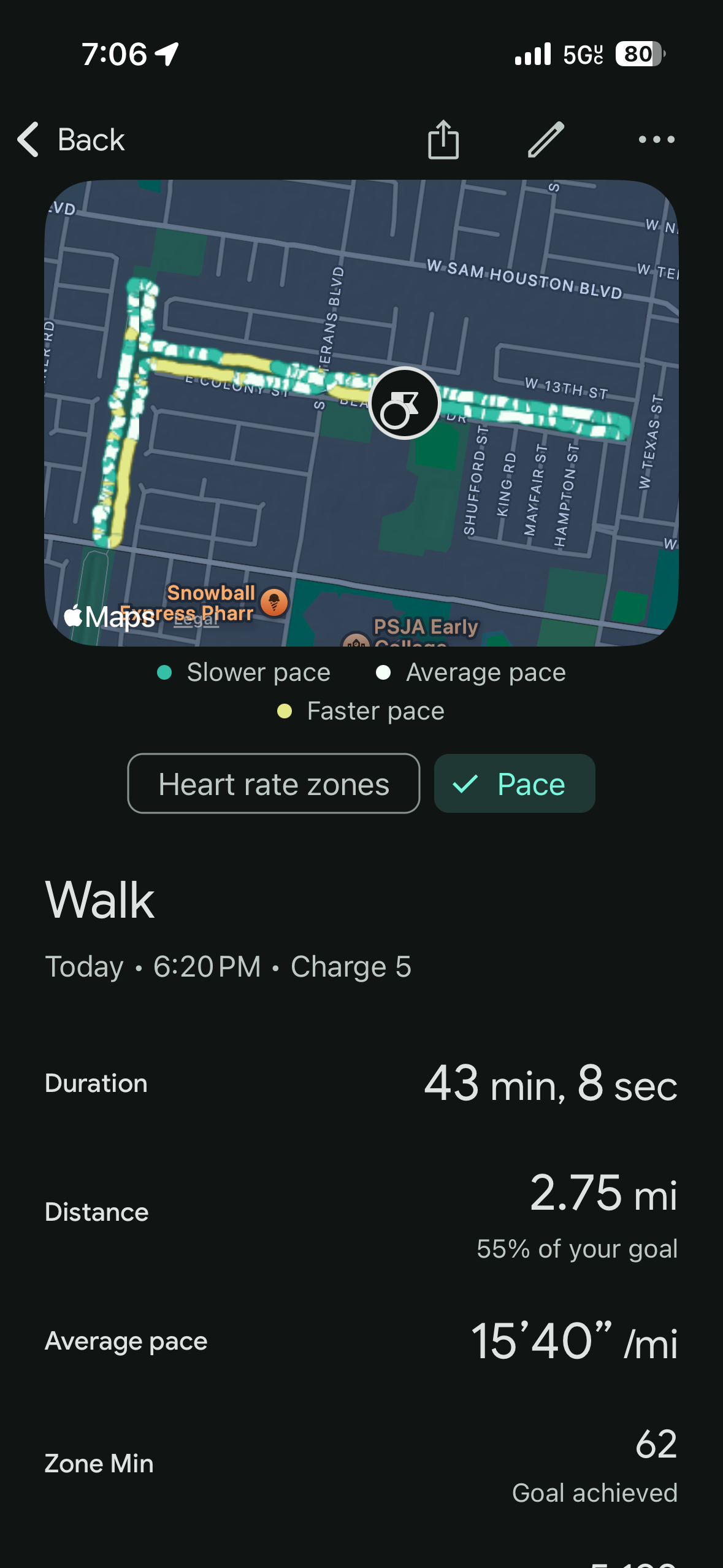 Monthly Fitness App Reports ( FitBit/ Apple Watch)
