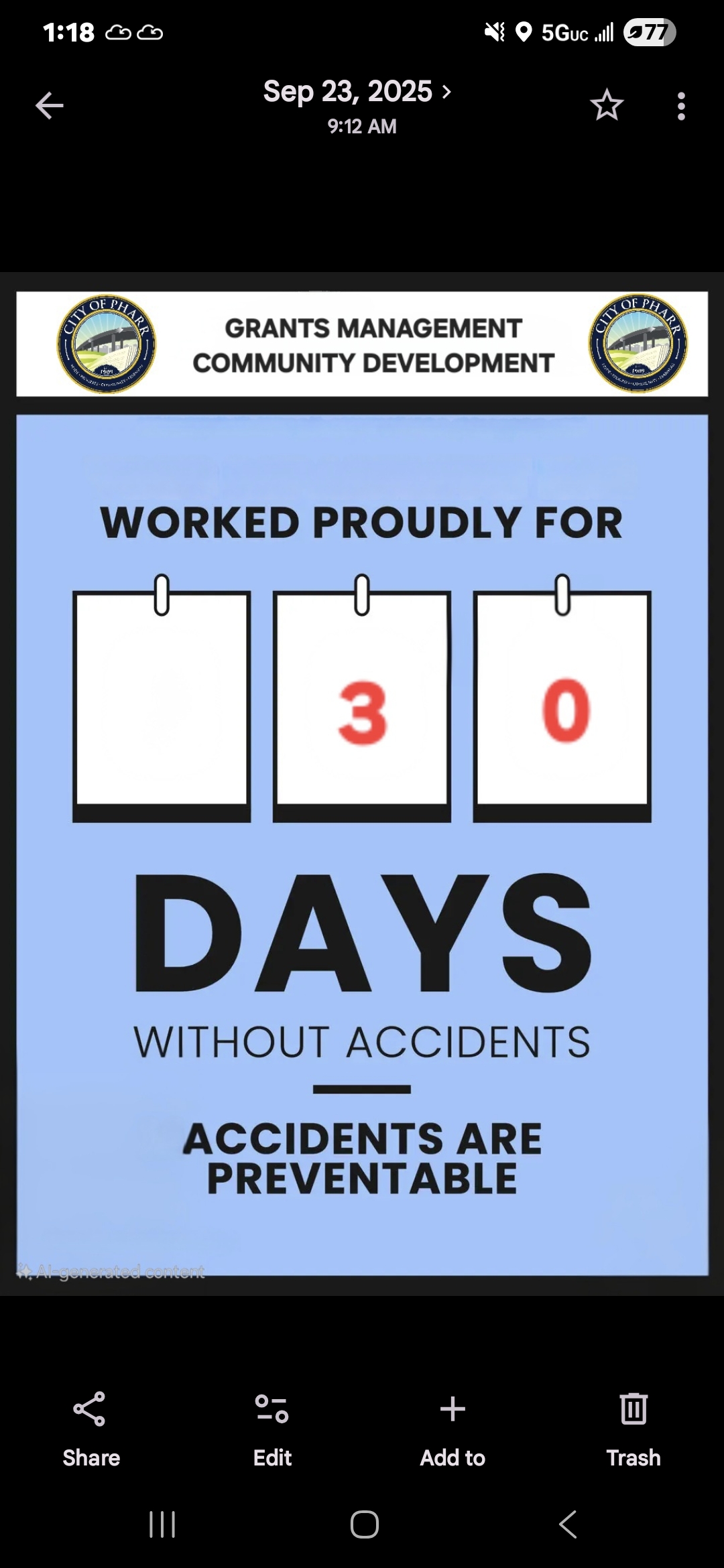Avoiding auto accidents All Month