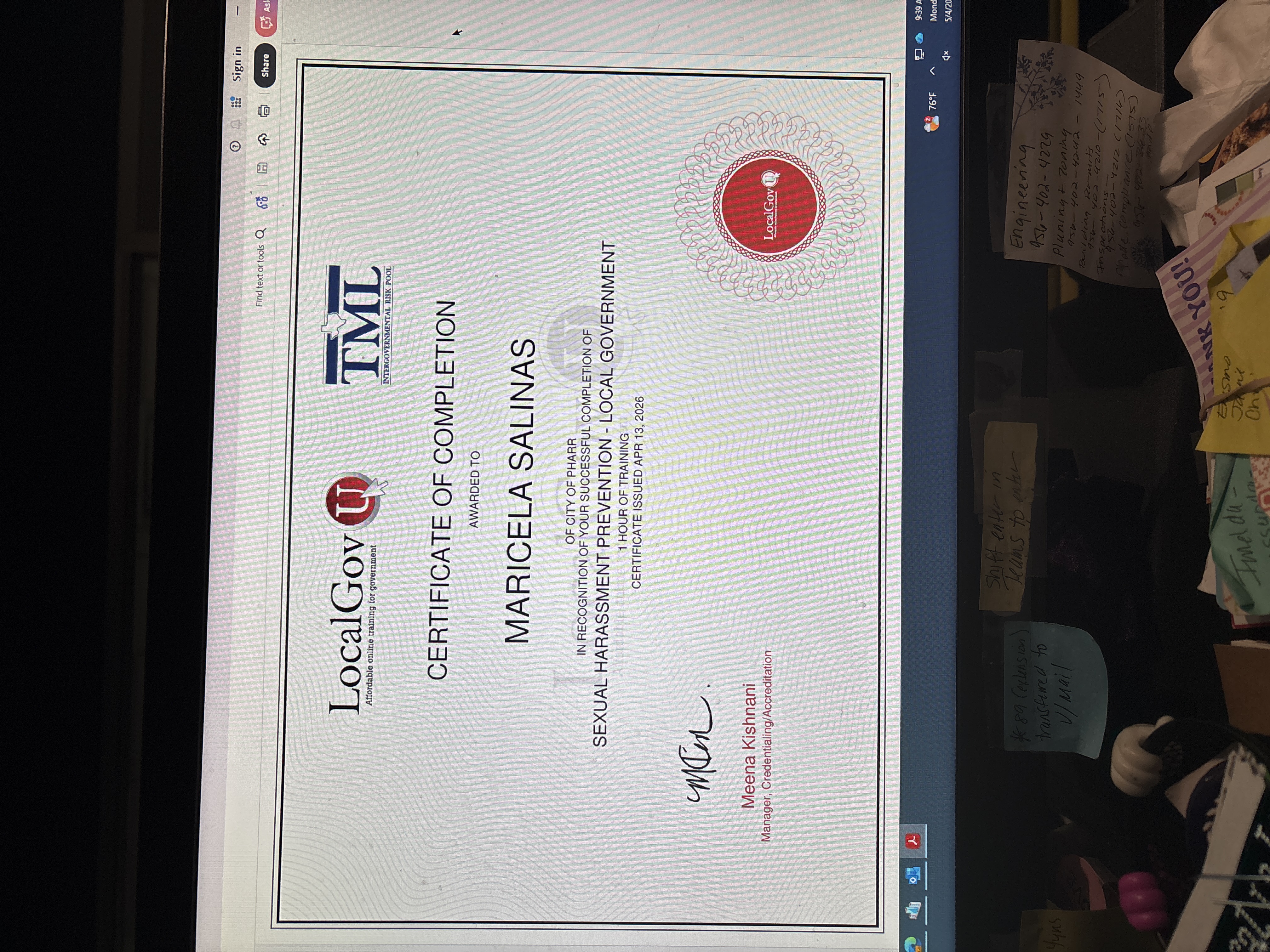 TML Webinars