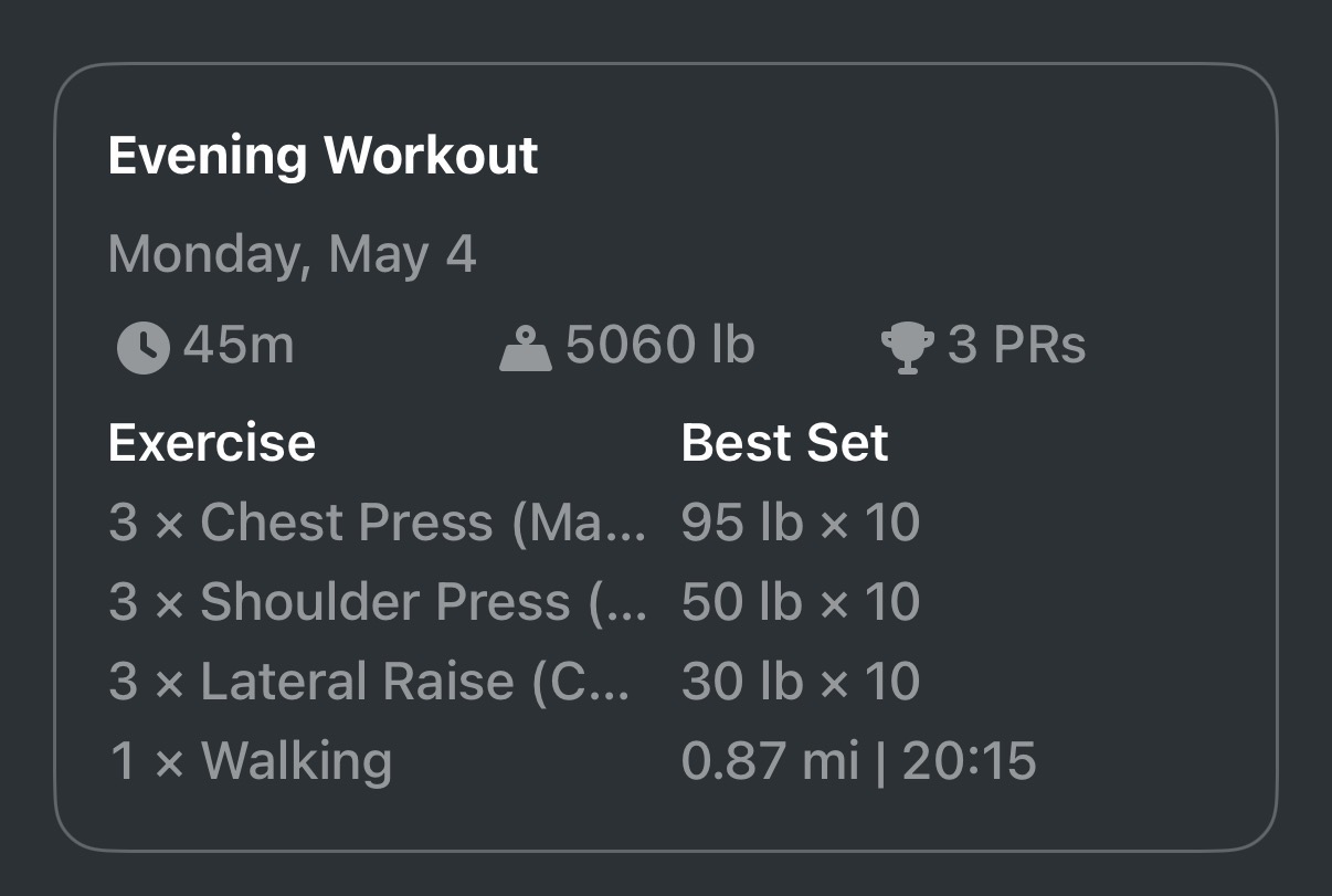 Daily Works Outs