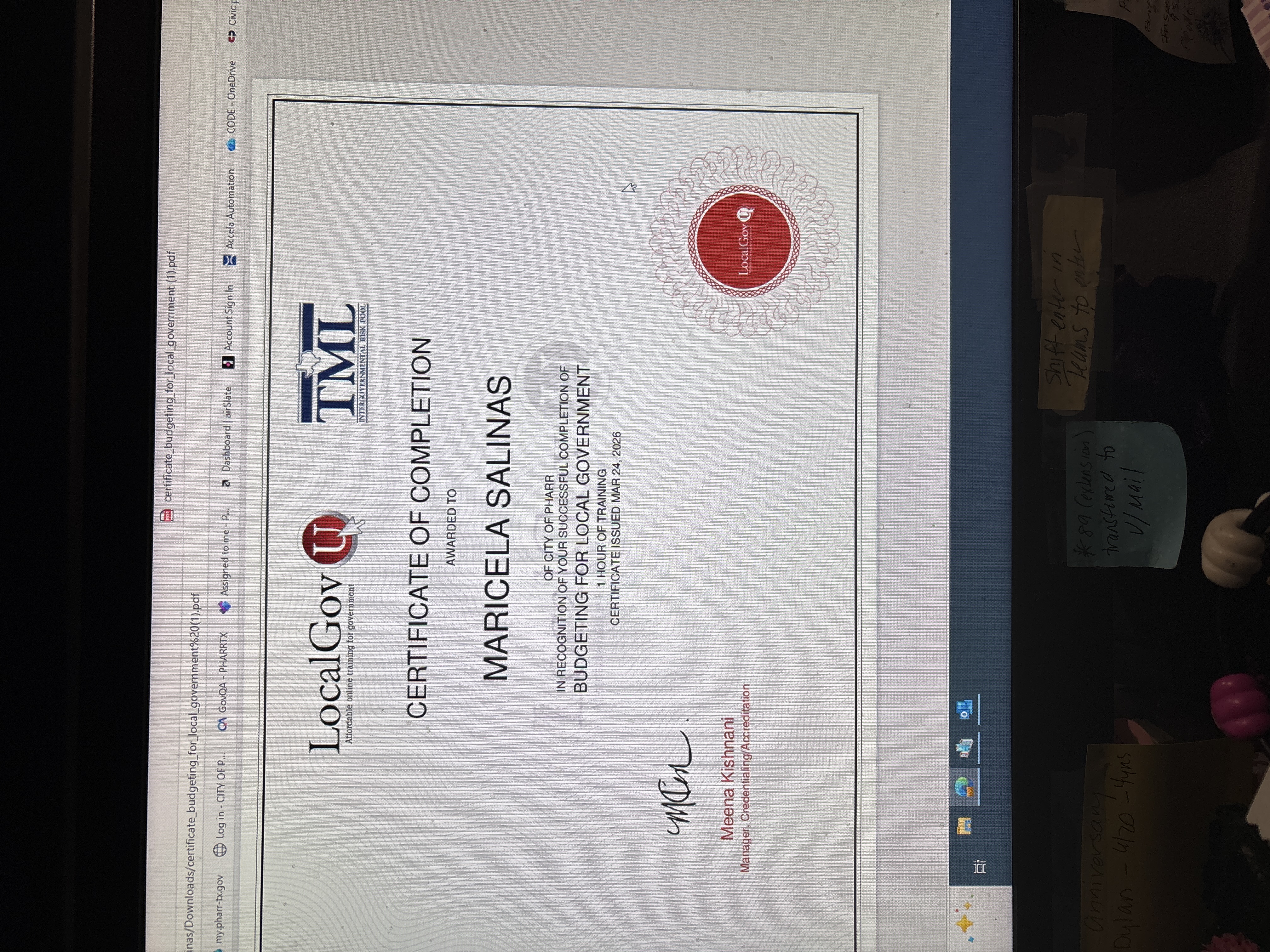 TML Webinars