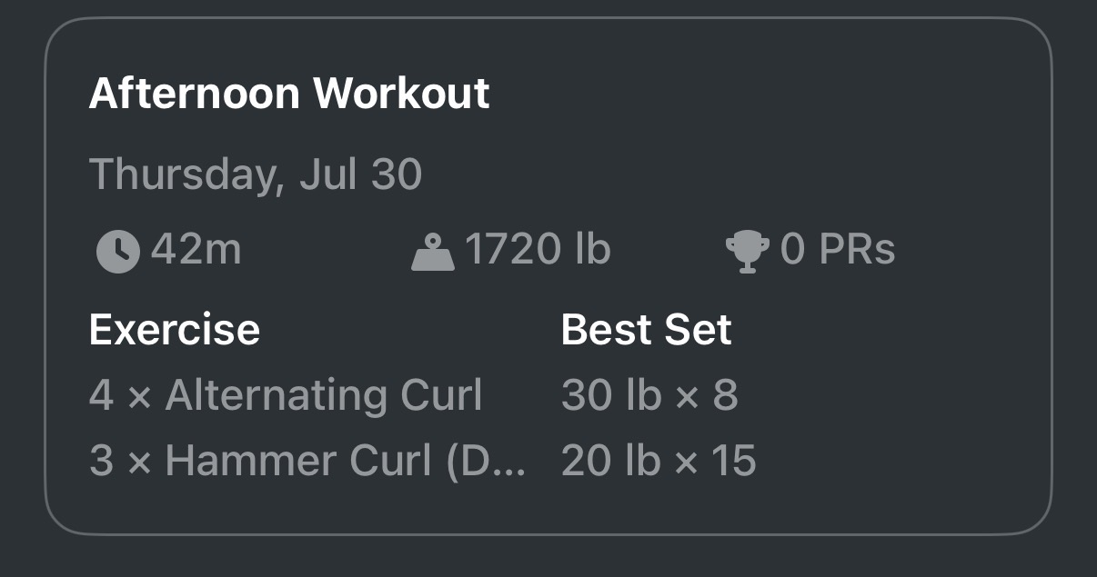 Daily Works Outs