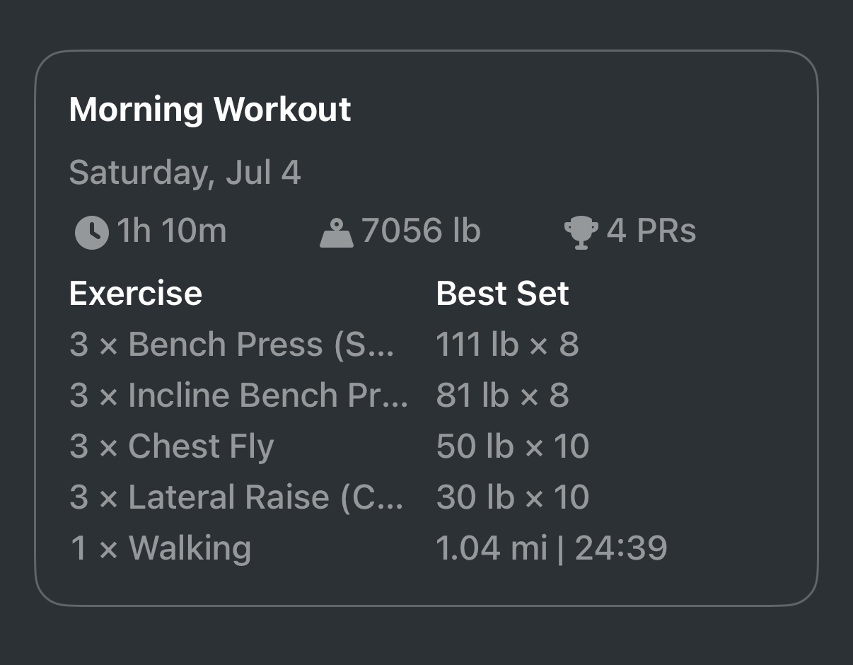 Daily Works Outs